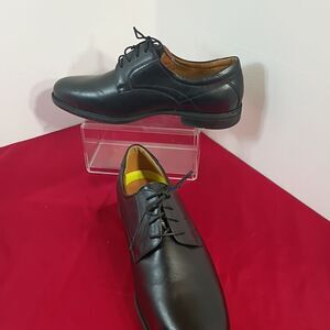 Florsheim Comfortech Mens SZ 13 EEE Black Leather Oxfords 11576-001.